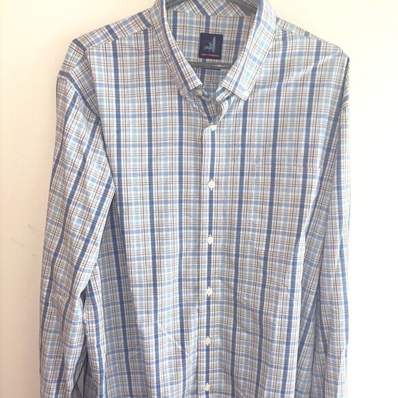 Men's Johnnie-O Performance Button Up Shirt - Prep-Formance - XXL - Oxford - Picture 2 of 8